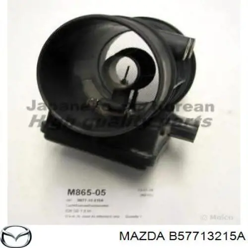  Sensor de fluxo (consumo) de ar, medidor de consumo M.A.F. - (Mass Airflow) Mazda 626 IV sedan (GE) (1992 - 1997) IV