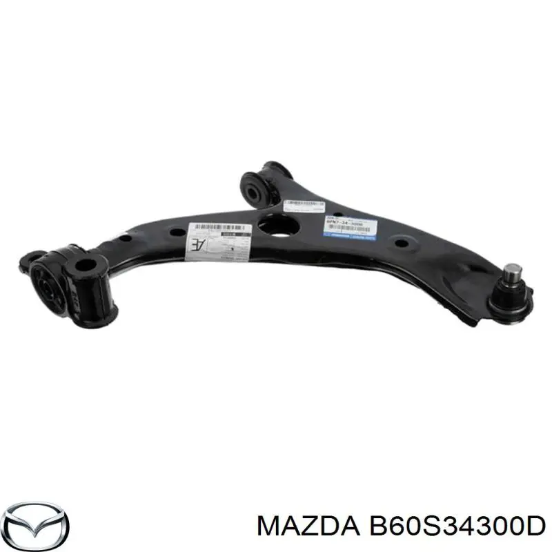 B60S34300D Mazda Braço oscilante inferior direito de suspensão dianteira