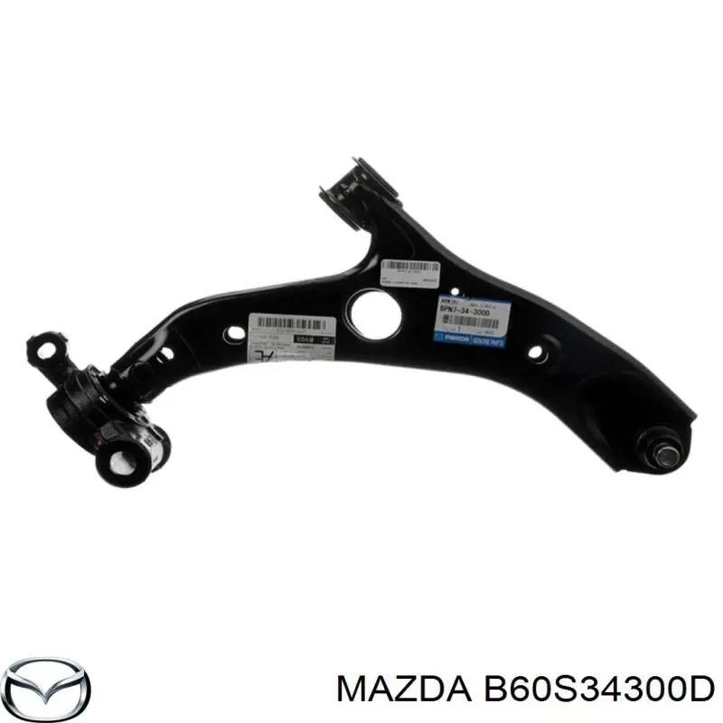 Braço oscilante inferior direito de suspensão dianteira Mazda B60S34300D preço, a partir de 69,57 USD
