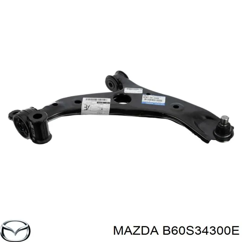 B60S34300E Mazda Braço oscilante inferior direito de suspensão dianteira