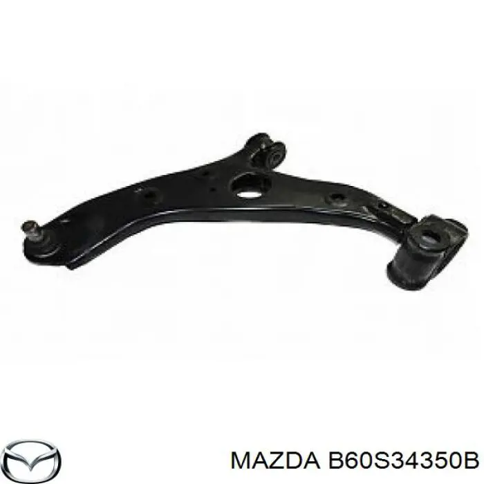B60S34350B Mazda Braço oscilante inferior esquerdo de suspensão dianteira