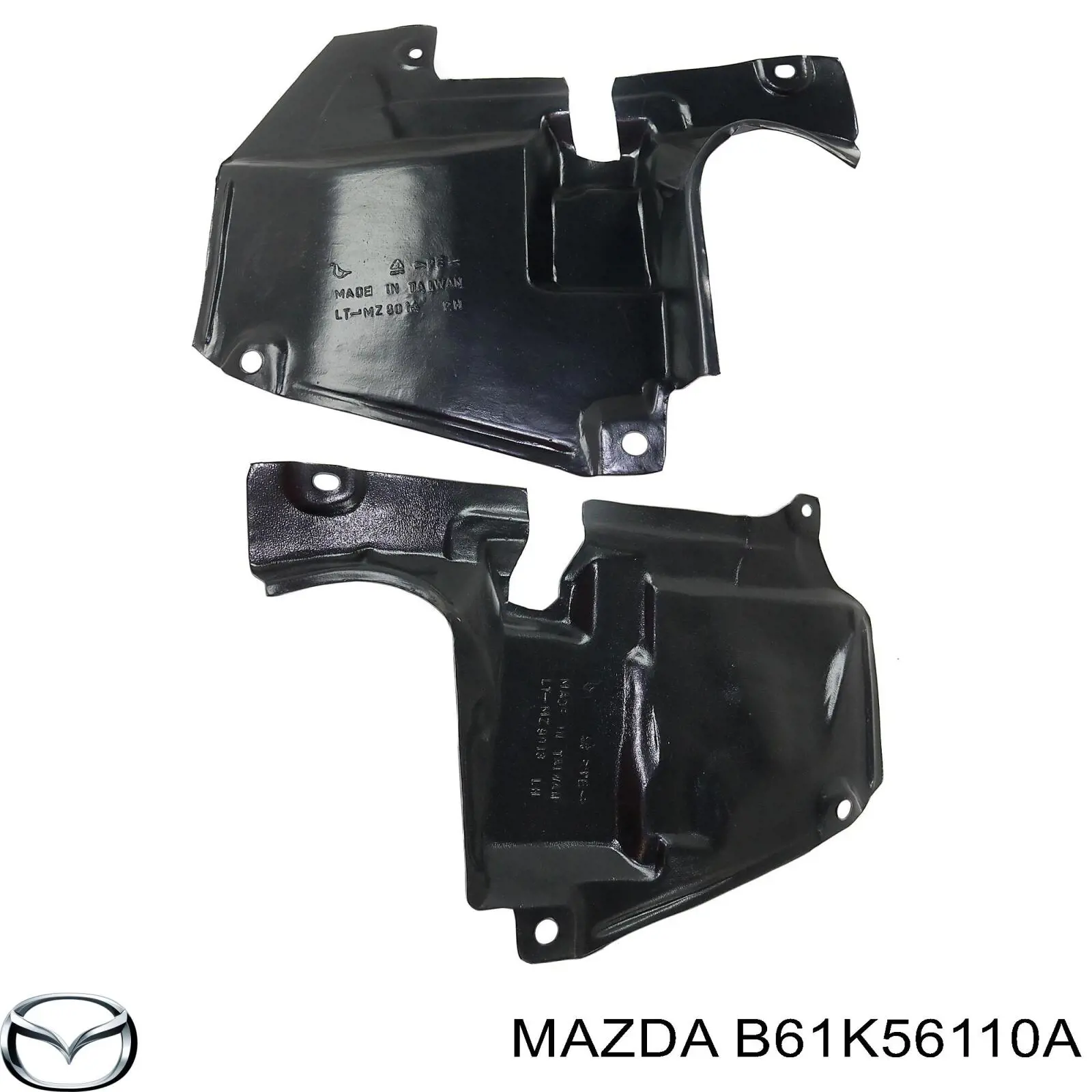 Compre B45L56110 Mazda Proteção de motor, de panela (da seção de motor)