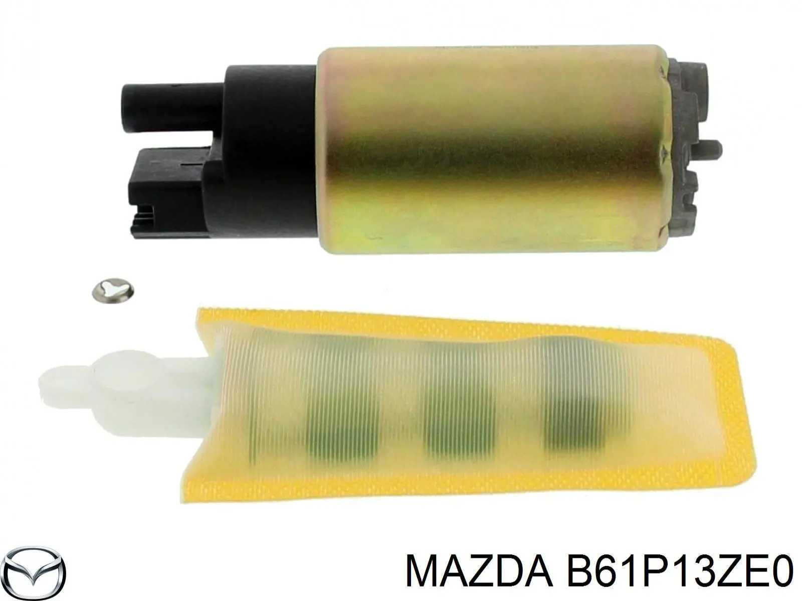 B61P13ZE0 Mazda Módulo de bomba de combustível com sensor do nível de combustível