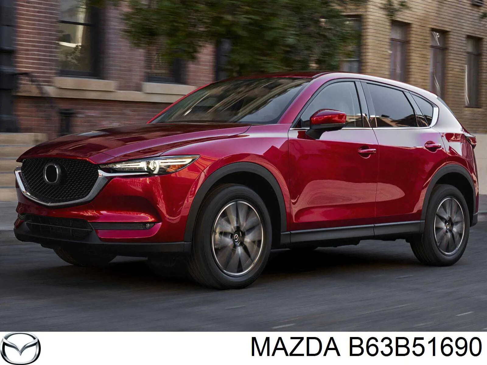 B63B51690 Mazda Luzes de nevoeiro esquerdas