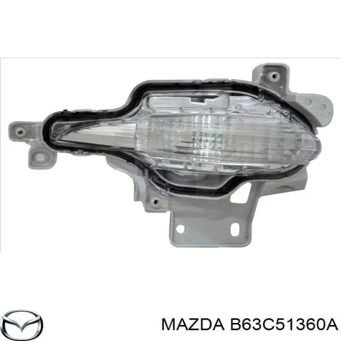 B63C51360A Mazda Posição (pisca-pisca) no pára-choque, esquerda