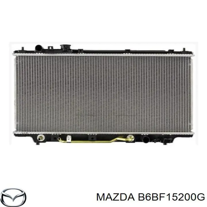 Compre B6BF15200G Mazda Radiador de esfriamento de motor