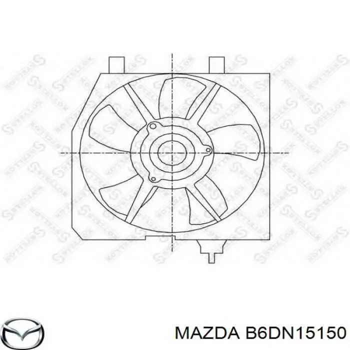 Compre B6DN15150 Mazda Motor de ventilador do sistema de esfriamento