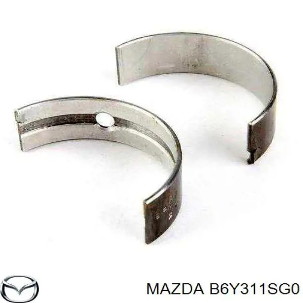 Compre B6Y311SG0 Mazda Folhas inseridas principais de cambota, kit, padrão (STD)
