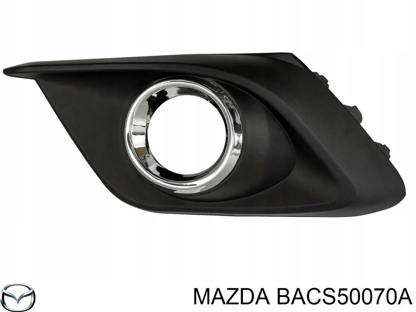 BACS50070A Mazda Reforçador do pára-choque dianteiro
