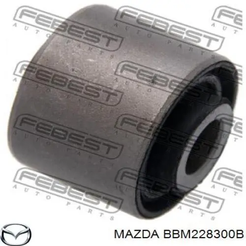 BBM228300B Mazda Braço oscilante inferior esquerdo de suspensão traseira/direita