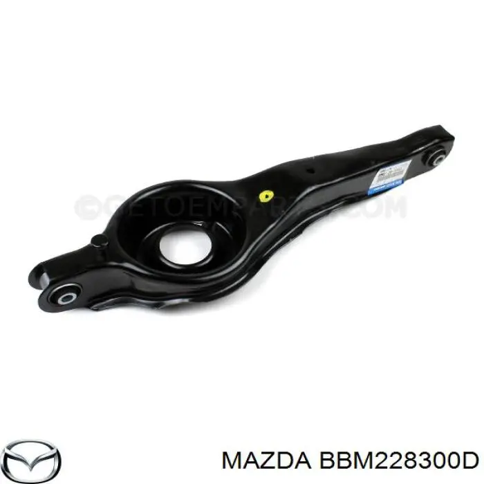 Compre BBM228300D Mazda Braço oscilante inferior esquerdo de suspensão traseira/direita