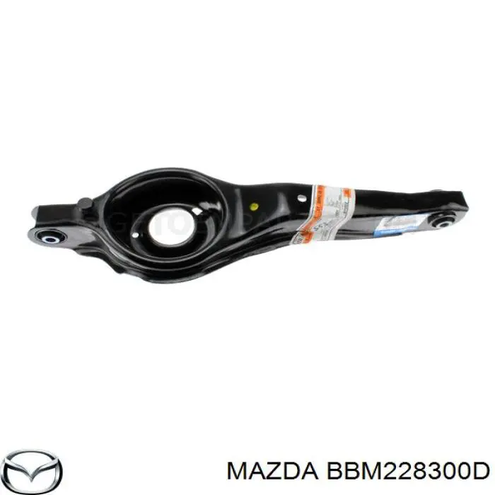 Braço oscilante inferior esquerdo de suspensão traseira/direita BBM228300D Mazda