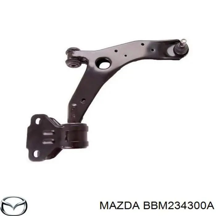 Braço oscilante inferior direito de suspensão dianteira Mazda BBM234300A preço, a partir de 95,34 USD