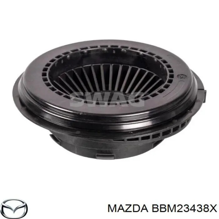 Compre BBM23438X Mazda Rolamento de suporte do amortecedor dianteiro