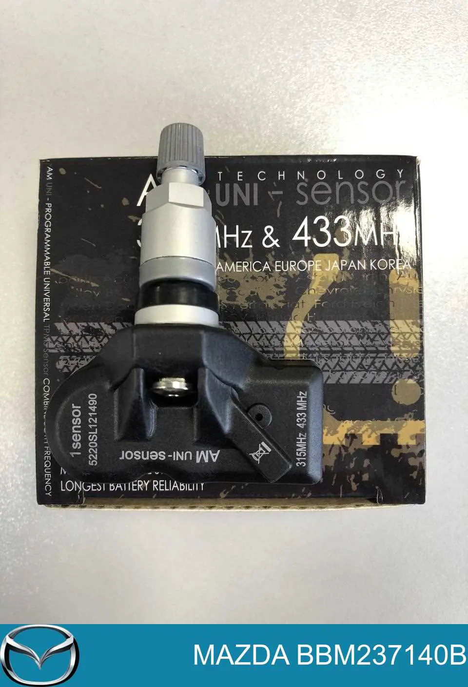 Sensor de pressão de ar nos pneus Mazda BBM237140B preço, a partir de 52,44 USD