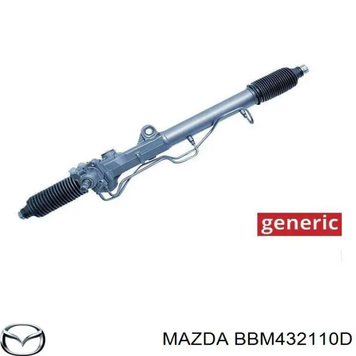 BBM432110D Mazda Cremalheira da direção