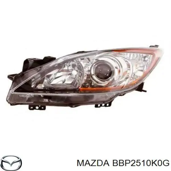 Luz direita Mazda BBP2510K0G preço, a partir de 202,91 USD
