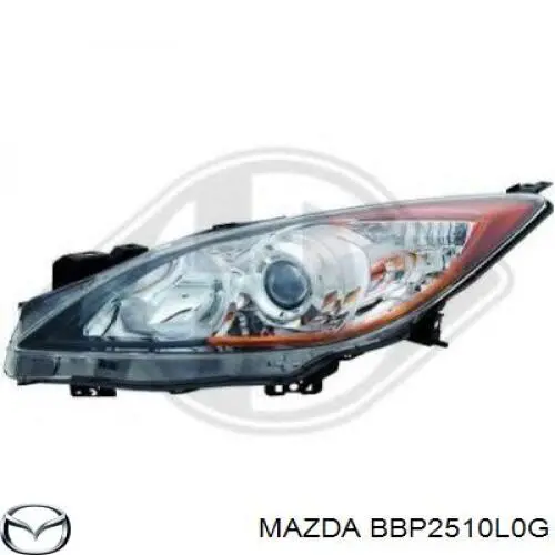 Luz esquerda Mazda BBP2510L0G preço, a partir de 194,36 USD