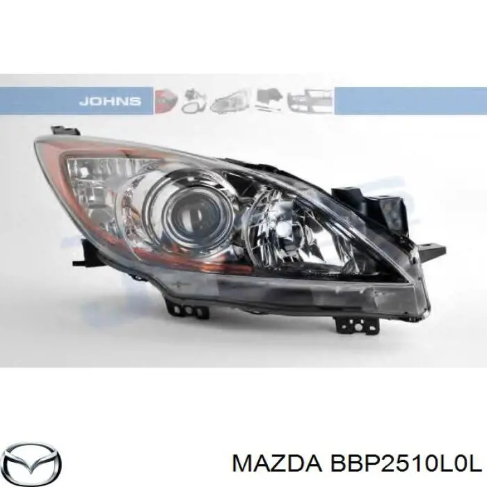 BBP2510L0L Mazda Luz esquerda