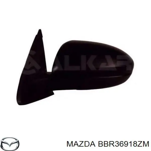 BBR36918ZM Mazda Espelho de retrovisão esquerdo