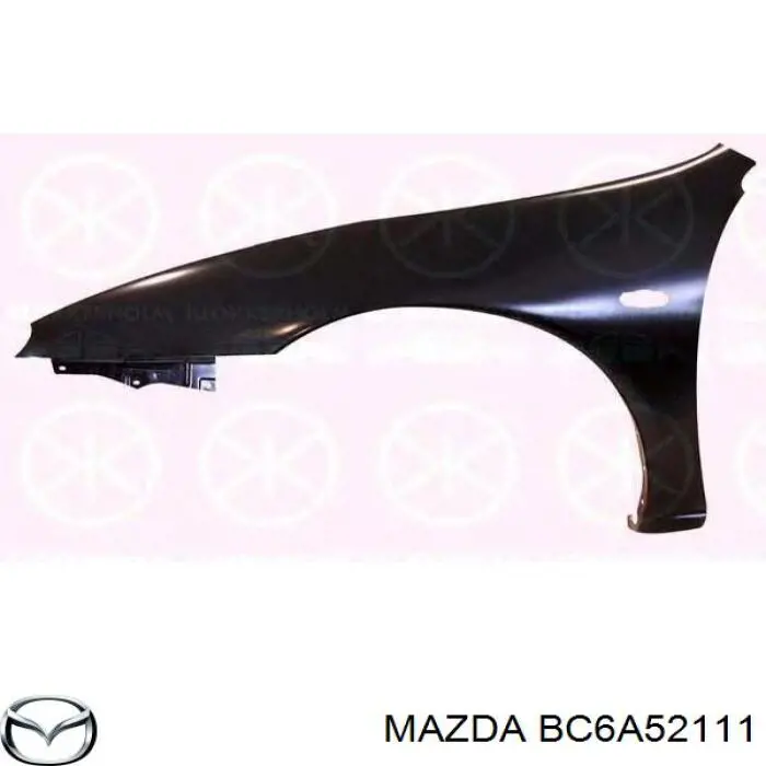 Pára-lama dianteiro direito Mazda 323 F V BA