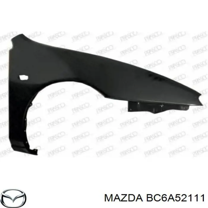Pára-lama dianteiro direito para Mazda 323 F V BA
