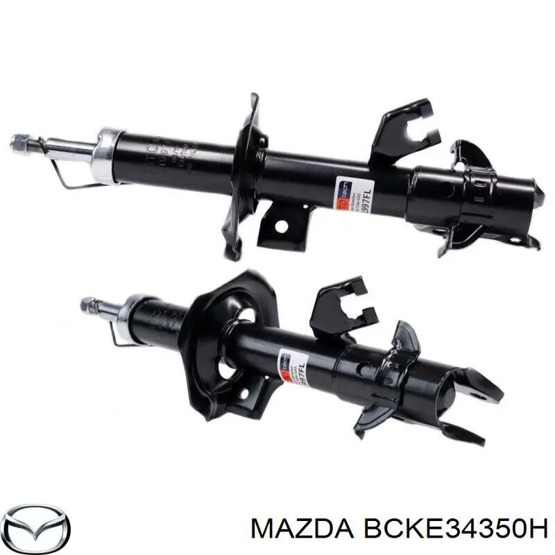 BCKE34350H Mazda Braço oscilante inferior esquerdo de suspensão dianteira