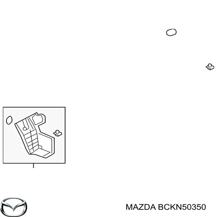 Protetor de lama traseiro esquerdo Mazda BCKN50350 preço, a partir de 54,31 USD
