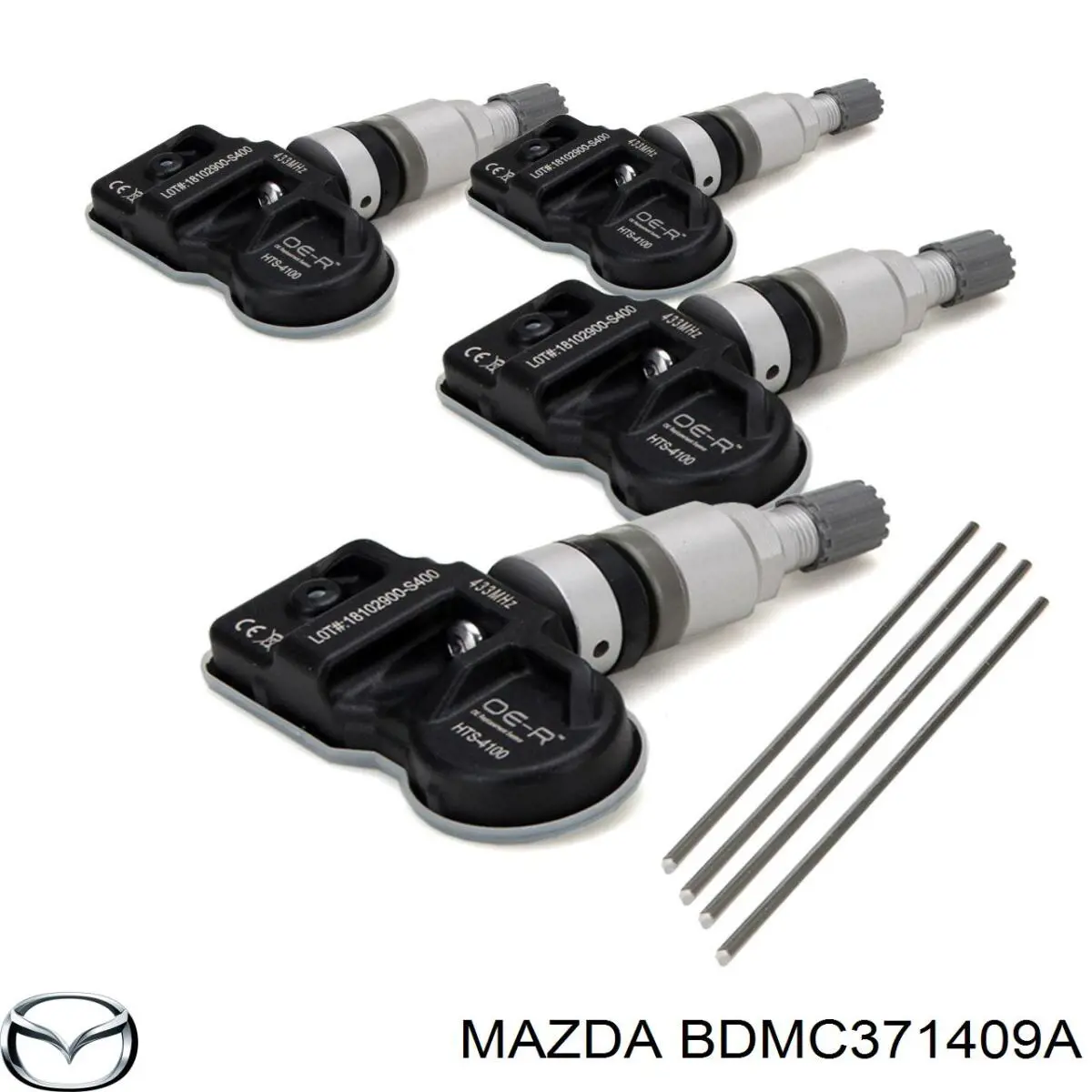 BB0337140A Mazda Sensor de pressão de ar nos pneus