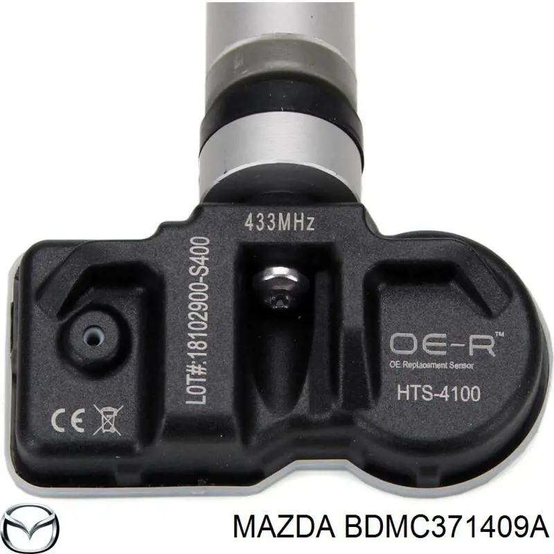 Sensor de pressão de ar nos pneus Mazda BB0337140A