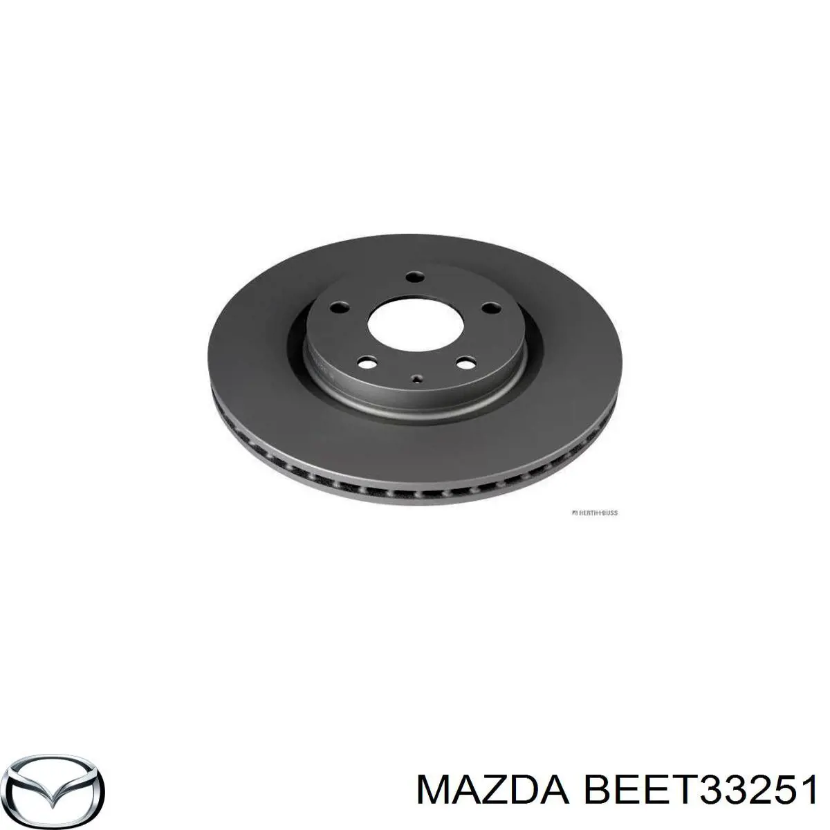 BEET33251 Mazda Disco do freio dianteiro