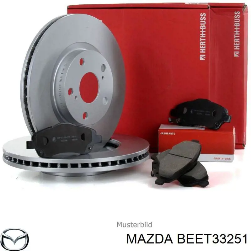 Disco do freio dianteiro Mazda BEET33251 preço, a partir de 83,62 USD