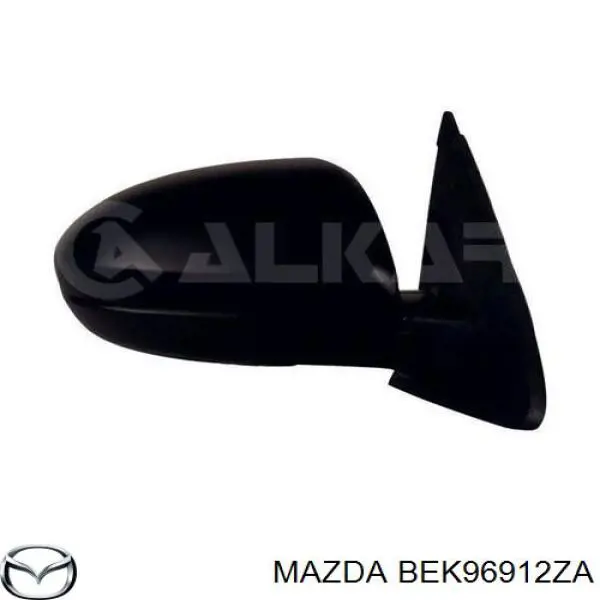 Compre BEK96912ZA Mazda Espelho de retrovisão direito
