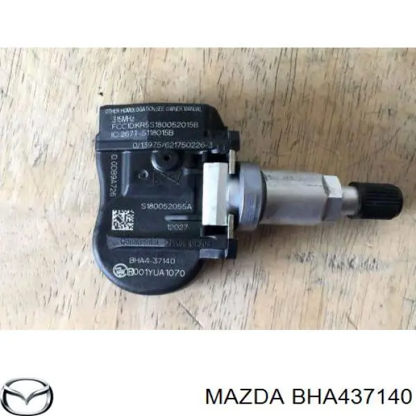 BHA437140 Mazda Sensor de pressão de ar nos pneus