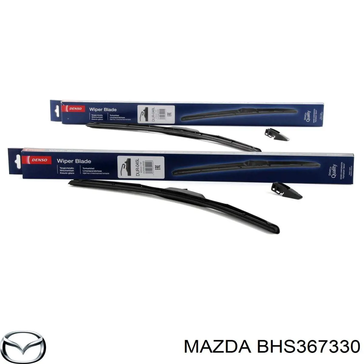 Limpa-pára-brisas do pára-brisas, kit de 2 un. Mazda BHS367330 preço, a partir de 26,81 USD