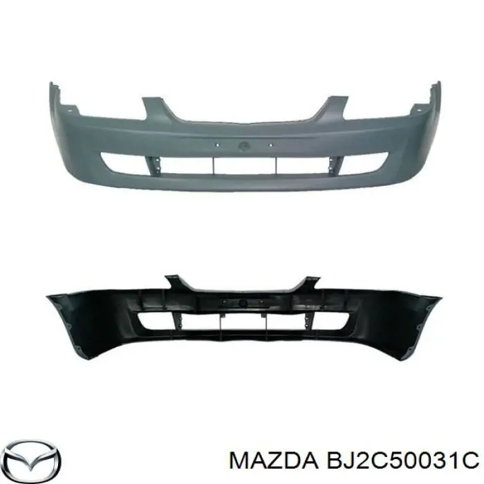 Compre BJ2C50031C Mazda Pára-choque dianteiro