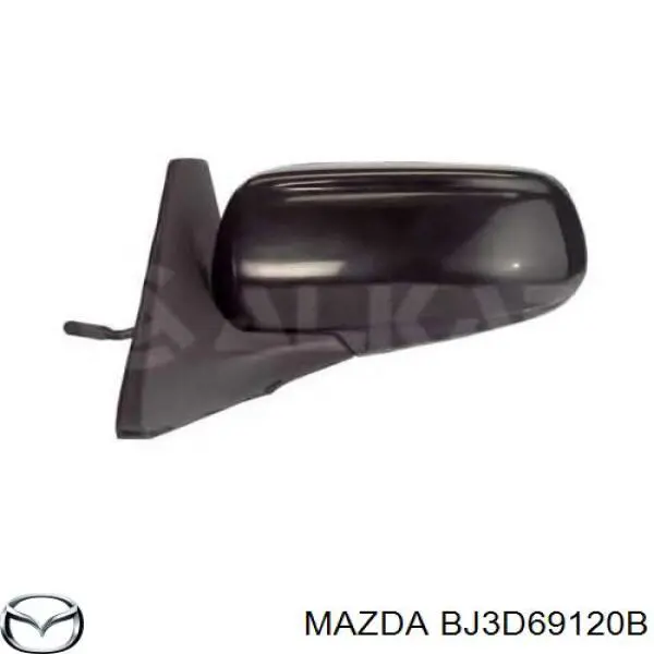 Espelho de retrovisão direito Mazda BJ3D69120B preço, a partir de 73,21 USD