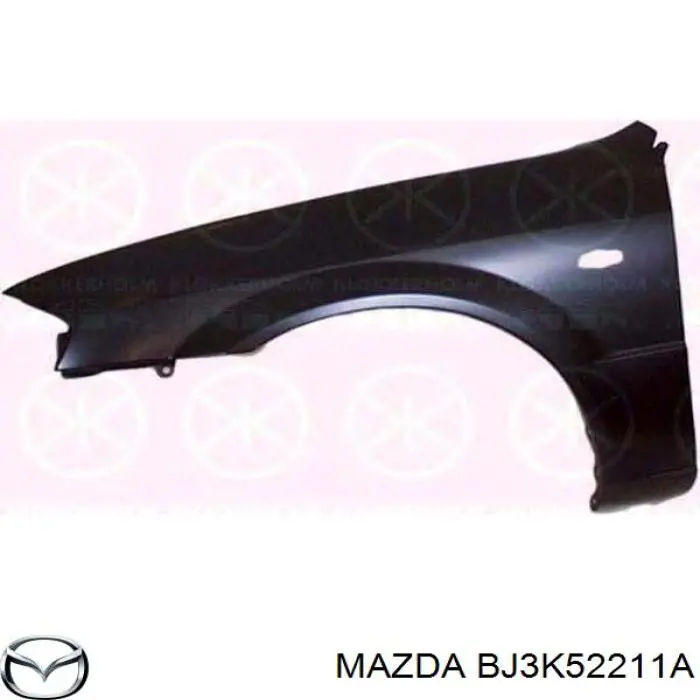 BJ3K52211A Mazda Pára-lama dianteiro esquerdo