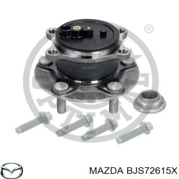 Cubo traseiro Mazda BJS72615X preço, a partir de 163,55 USD