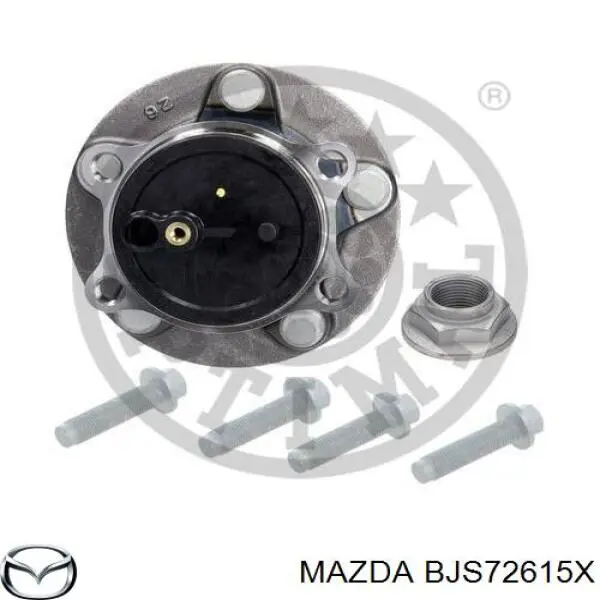 BJS72615X Mazda Cubo traseiro