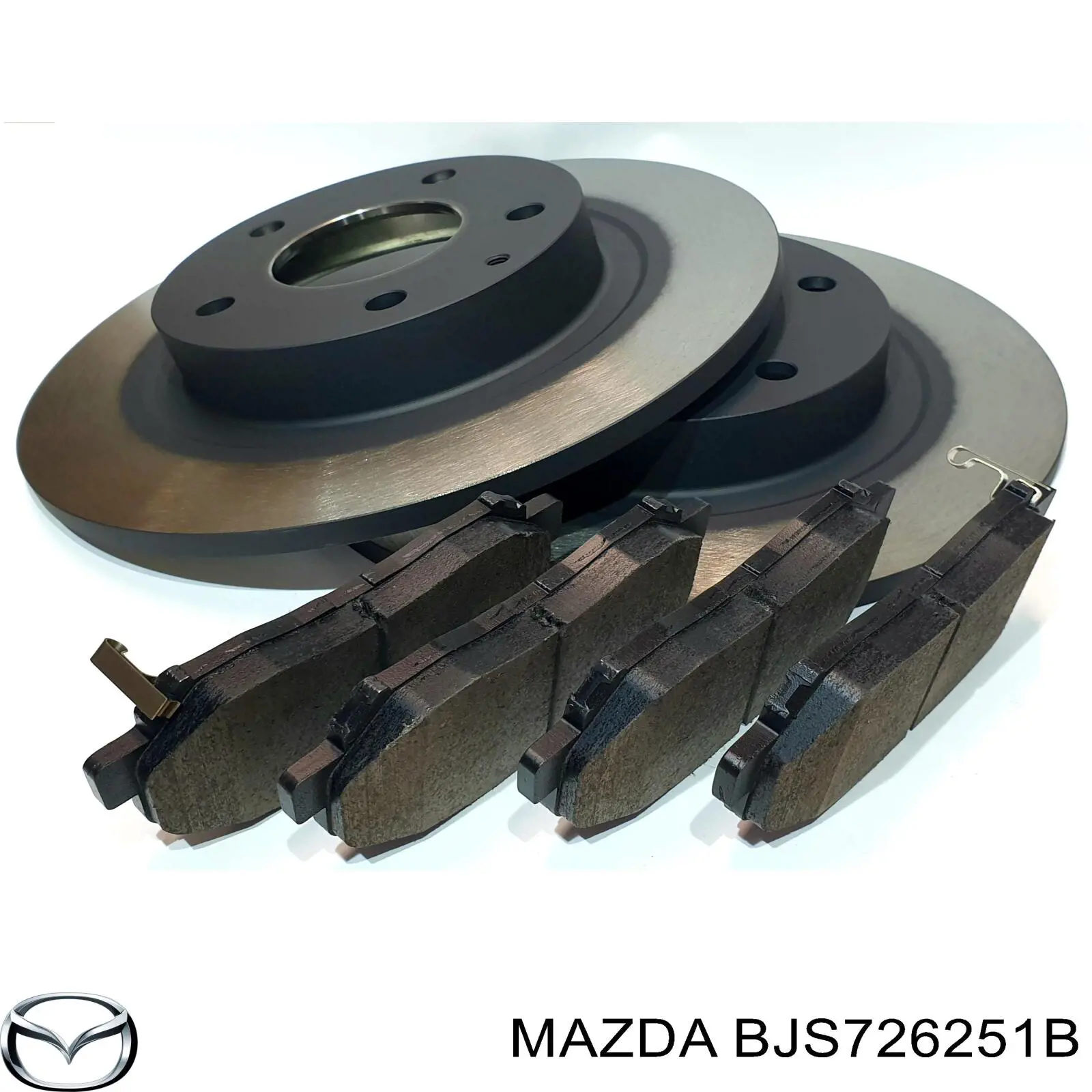 Compre BJS726251B Mazda Disco do freio traseiro