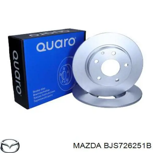 Disco do freio traseiro Mazda BJS726251B preço, a partir de 46,97 USD