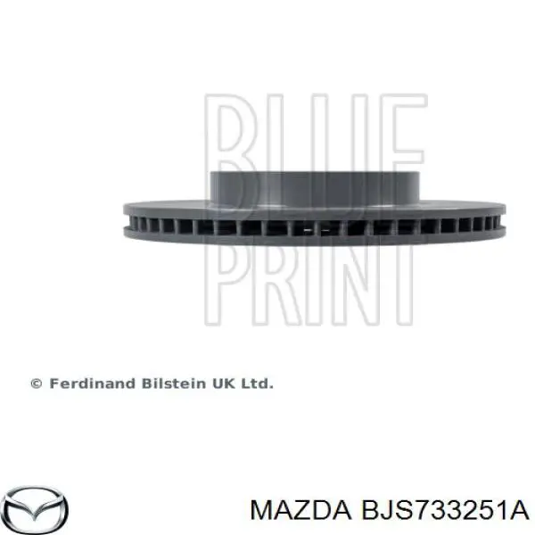 Disco do freio dianteiro Mazda BJS733251A preço, a partir de 69,95 USD