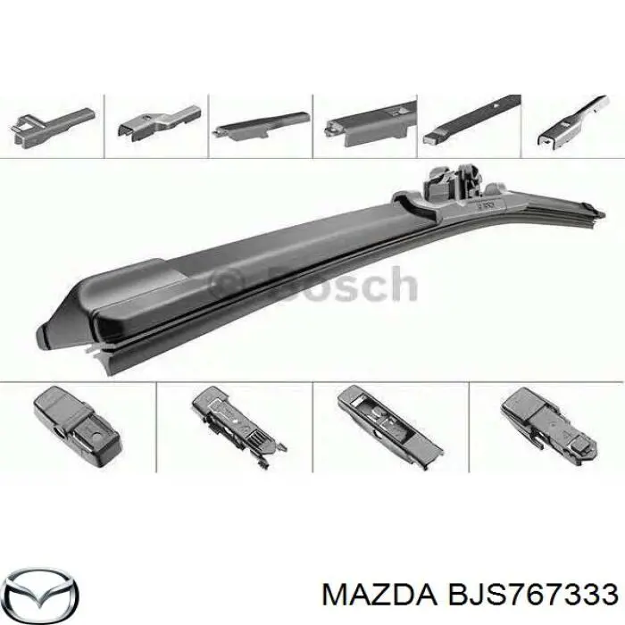 Compre BJS767333 Mazda Limpa-pára-brisas do pára-brisas de condutor