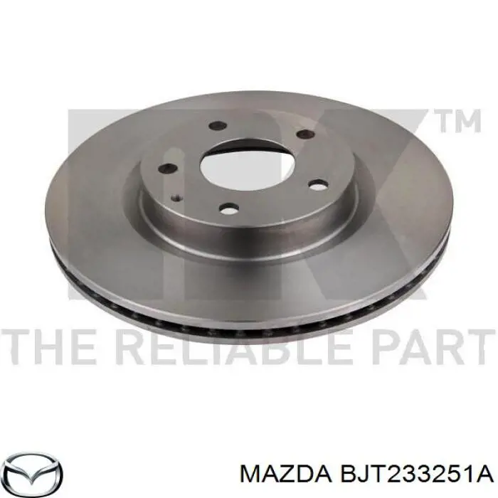Disco do freio dianteiro Mazda BJT233251A preço, a partir de 56,98 USD