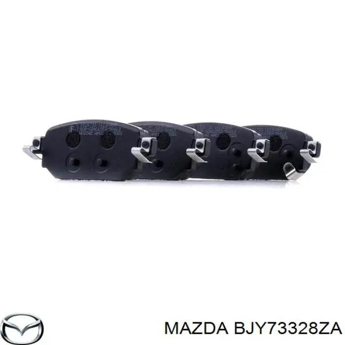 Compre BJY73328ZA Mazda Sapatas do freio dianteiras de disco