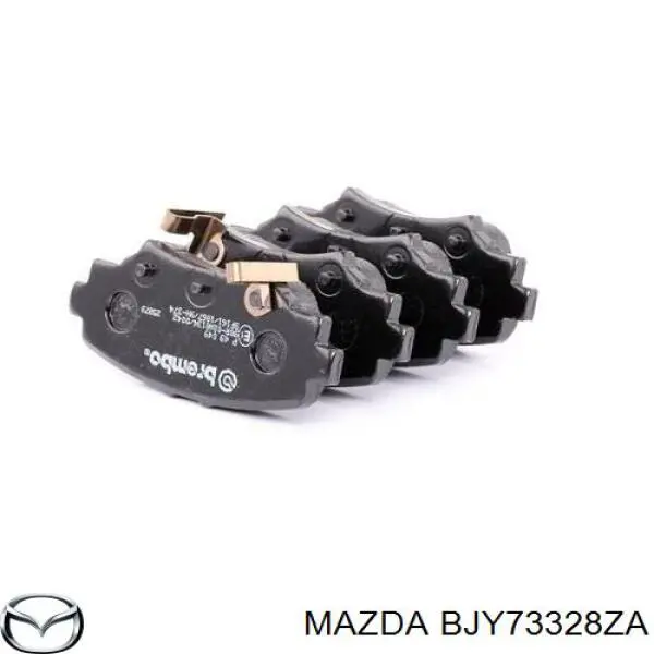 Sapatas do freio dianteiras de disco BJY73328ZA Mazda