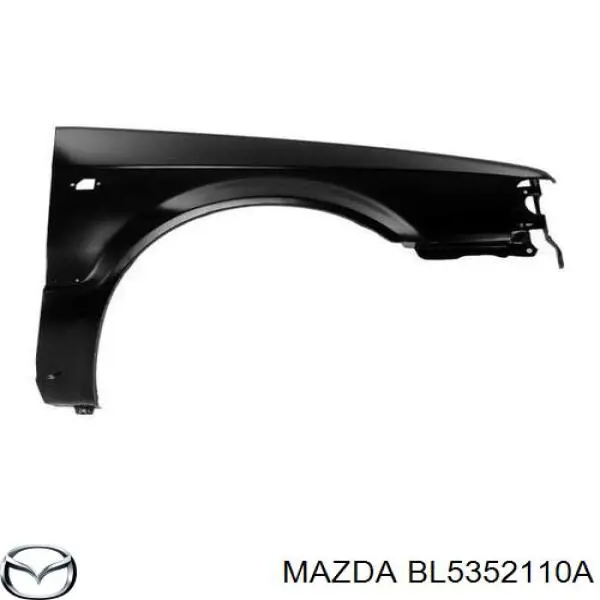 Pára-lama dianteiro direito para Mazda 323 III BF