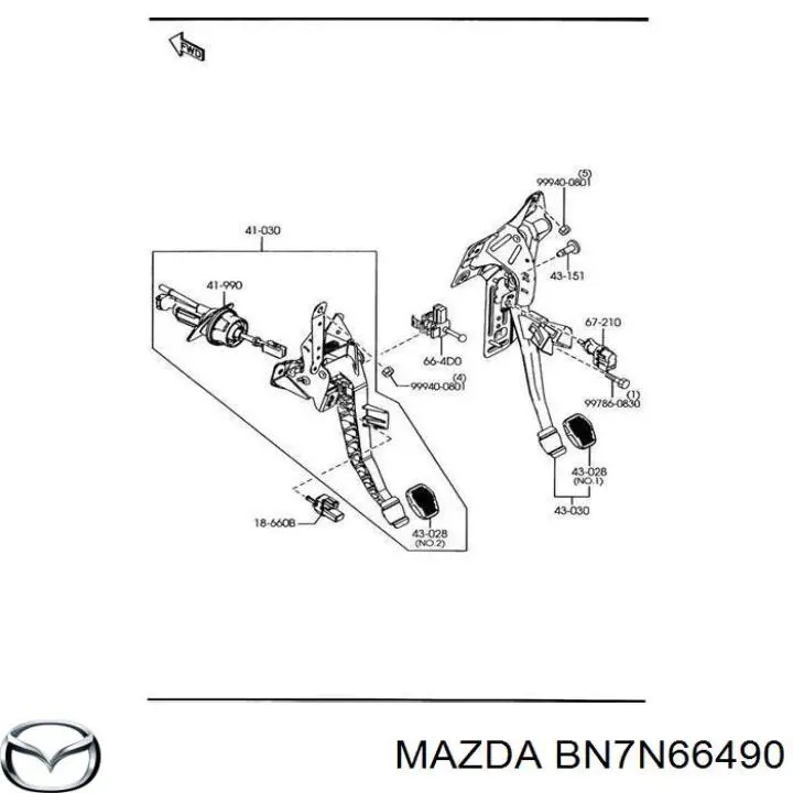 Sensor de ativação do sinal de parada Mazda BN7N66490 preço, a partir de 55,64 USD