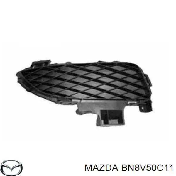 Tampão (grelha) das luzes de nevoeiro do pára-choque dianteiro direito Mazda BN8V50C11 preço, a partir de 7,33 USD